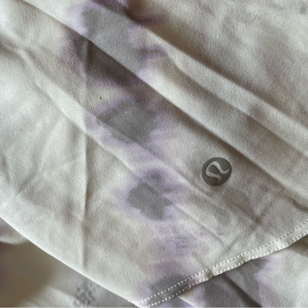 lululemon athletica White and Purple Tennis Mini Skirt/skort NWOT